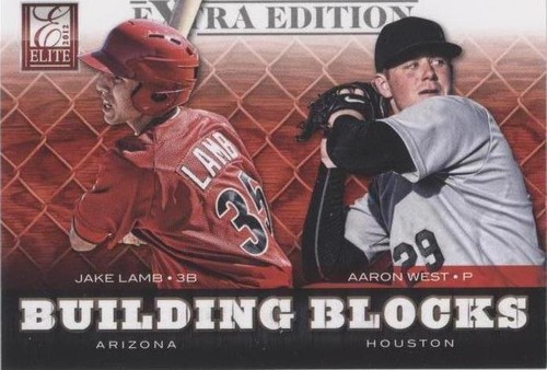 2012 Elite Extra Edition - Aaron West Jake Lamb #11