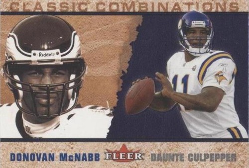 2002 Fleer Tradition Daunte Culpepper Donovan McNabb #6 CC