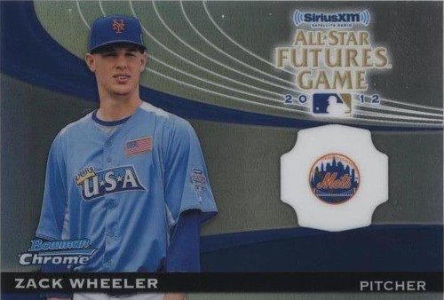 2012 Bowman Chrome - Zack Wheeler #FG-ZW