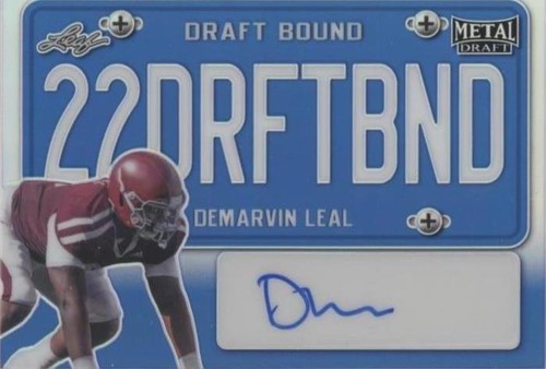 2022 Leaf Metal Draft DeMarvin Leal #DB-DL1