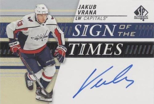 2019-20 SP Authentic - Jakub Vrana #SOTT-JV