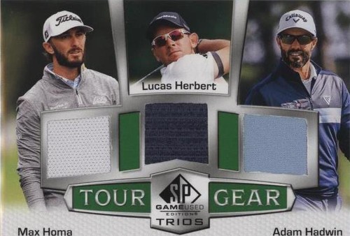 2024 SP Game Used - Adam Hadwin Lucas Herbert Max Homa #TG3-HHH