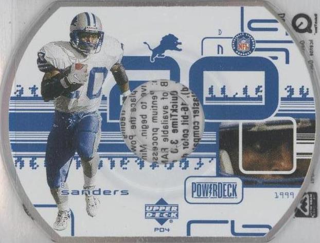 1999 Upper Deck Powerdeck Barry Sanders #PD4