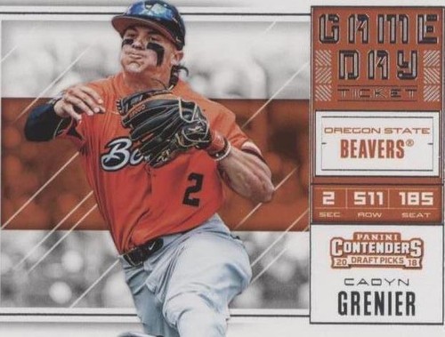 2018 Panini Contenders Draft Picks - Cadyn Grenier #8
