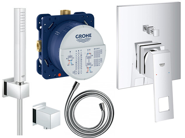 GROHE Eurocube Unterputz Cube Handbrause Badewannenarmatur Wannenarmatur N18O