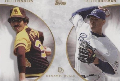 2022 Topps On Demand Dynamic Duals - Rollie Fingers Trevor Hoffman #27