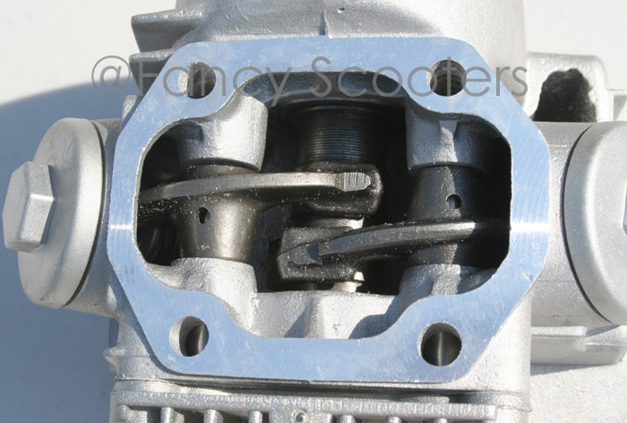 KAZUMA,BAJA,ROKETA,REDCAT 90CC ATV,DIRT BIKE E-22 COMPLETE CYLINDER HEAD/VALVES