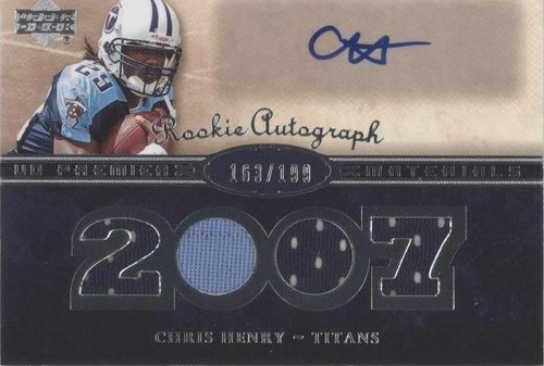 2007 UD Premier Chris Henry #148