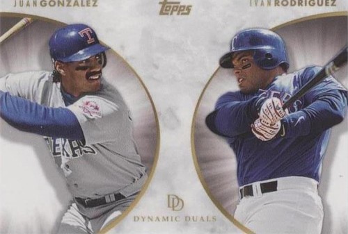 2022 Topps On Demand Dynamic Duals - Ivan Rodriguez Juan González #18
