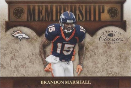 2008 Donruss Classics Brandon Marshall #M-18