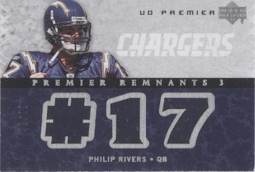 2007 UD Premier Philip Rivers #PR3-PR