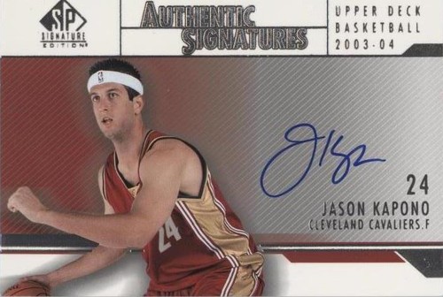 2003-04 SP Signature Edition - Jason Kapono #AS-KO