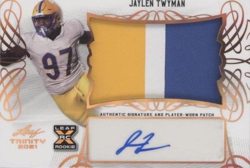 2021 Leaf Trinity Jaylen Twyman #PA-JT1