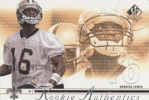 2002 SP Authentic Derrick Lewis #161