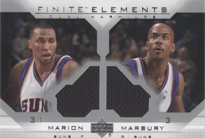2003-04 Upper Deck Finite - Stephon Marbury/Shawn Marion #FE13