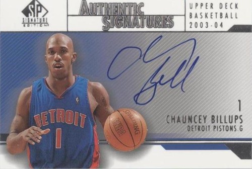 2003-04 SP Signature Edition - Chauncey Billups #AS-CB