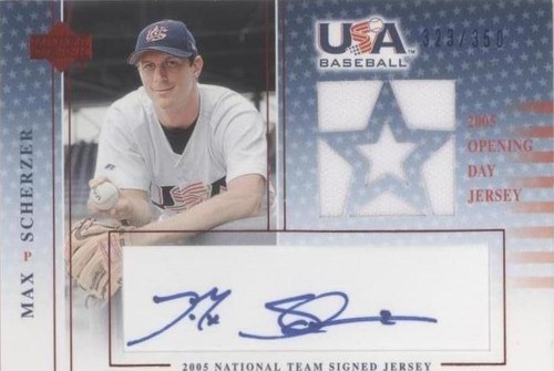 2005 Upper Deck USA Baseball - Max Scherzer #MS-GU