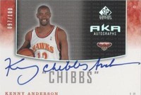 2004-05 SP Signature Edition - Kenny Anderson #AKA-KA