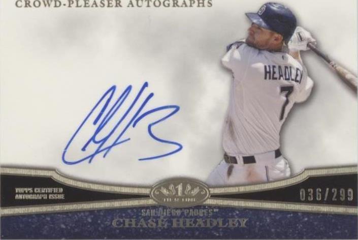 2013 Topps Tier One - Chase Headley #CPA-CH2