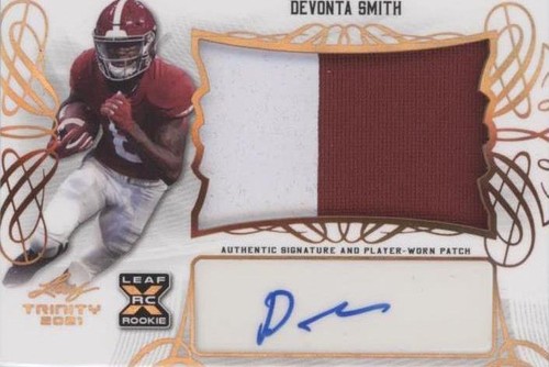 2021 Leaf Trinity DeVonta Smith #PA-DS2