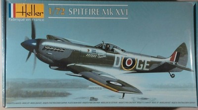 Heller 1.72 SPITFIRE Mk XVI RAF Model Kit Sealed