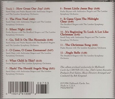 It's Christmas - Music CD -  -   - Hallmark Cards/Carter CO. - Very Good - Audio