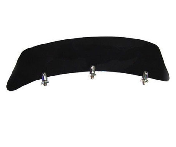 Black Painted Front Mudguard Number Plate + Fitting Fits Norton BSA Triumph 