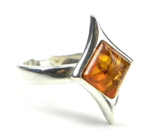 Amber Gemstone Fine Rings