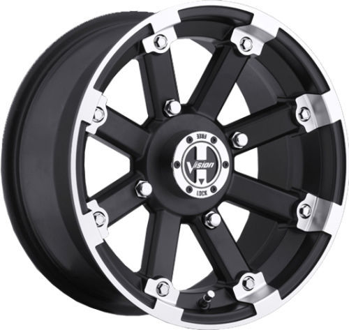 ITP Delta Steel Wheel 12x7 4/137 Black 4+3 Kawasaki KAF 400 ITP Delta Steel Wheel 12x7 4/137 Black 4+3 Kawasaki KAF 400