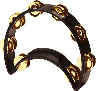 Rhythm Tech Tambourine, Black, inch RT1011