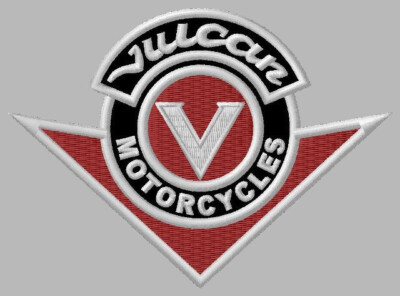 KAWASAKI VULCAN EMBROIDERED PATCH IRON/SEW ON ~4-1/2'' x 3'' MOTORCYCLES VAQUERO