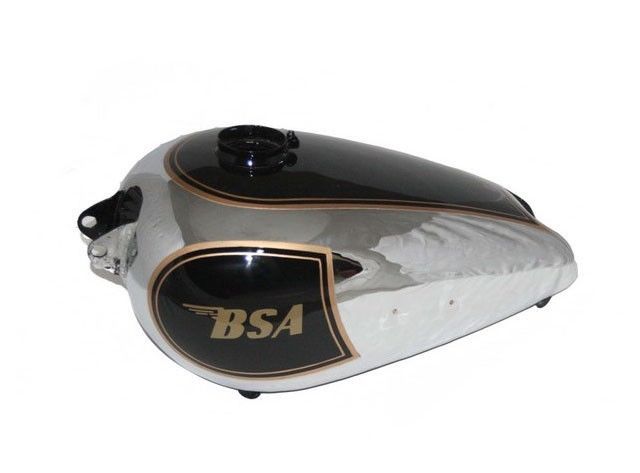 1930s BSA M20 Civilian Model Petrol Gas Fuel Tank Chrome Plated & Black 