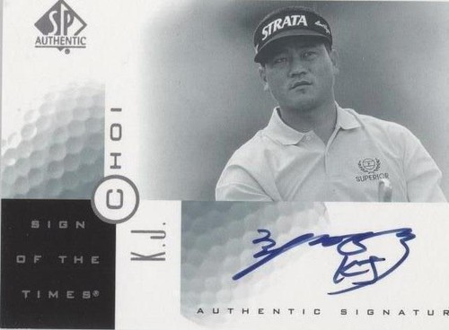 2001 SP Authentic - K.J. Choi #KJ