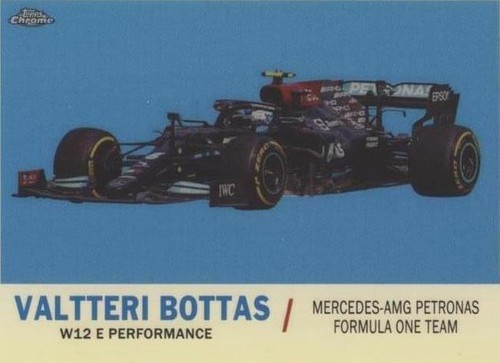2021 Topps Chrome Formula 1 - Valtteri Bottas #T61-VB