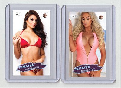 Alana Katelyn rare MH Sumatra #'d 1/3 Tobacco card no. 23