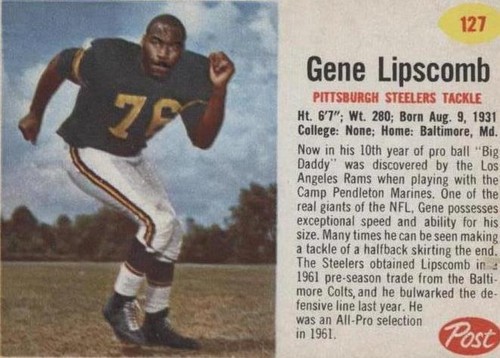 1962 Post Gene Lipscomb #127