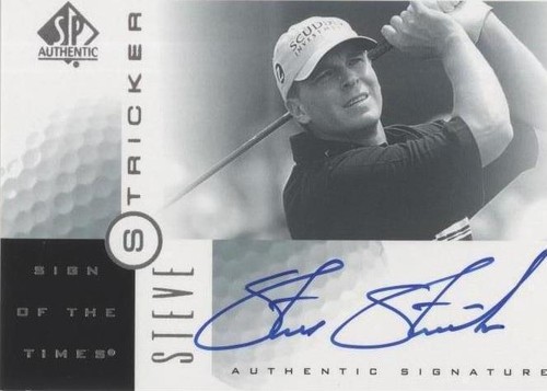 2001 SP Authentic - Steve Stricker #SS