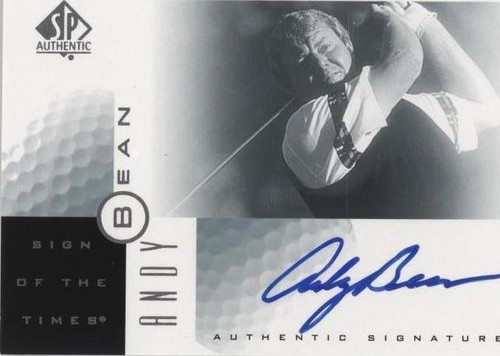 2001 SP Authentic - Andy Bean #AB