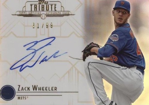 2014 Topps Tribute - Zack Wheeler #TA-ZW