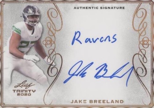 2020 Leaf Trinity Jake Breeland #A-JB2