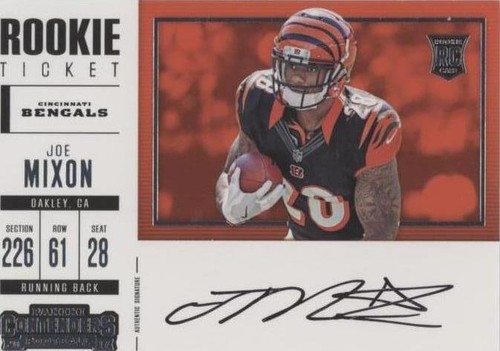 2017 Panini Contenders Joe Mixon #352