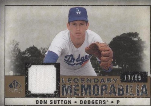 2008 SP Legendary Cuts - Don Sutton #LM-DS
