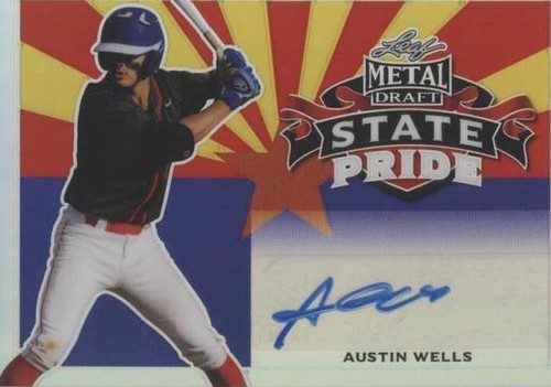 2020 Leaf Metal Draft - Austin Wells #SP-AW2