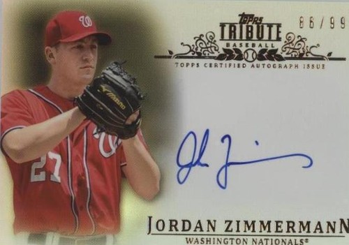 2013 Topps Tribute - Jordan Zimmermann #TA-JZ