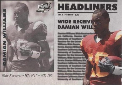 2010 Press Pass Portrait Edition Damian Williams #HL-32