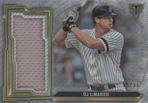 2020 Topps Triple Threads - D.J. LeMahieu #SJR-DLE