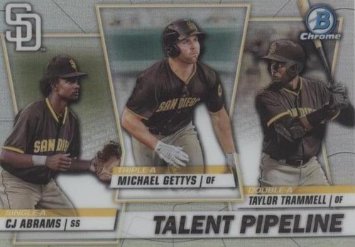 2020 Bowman - C.J. Abrams Michael Gettys Taylor Trammell #TP-SDP