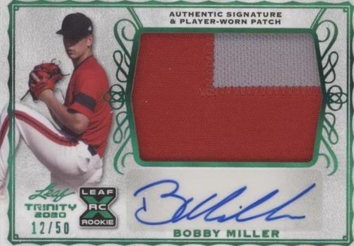 2020 Leaf Trinity - Bobby Miller #PA-BM1