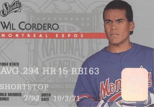 1995 Studio - Wil Cordero #186