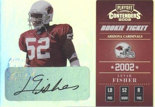 2002 Playoff Contenders Levar Fisher #151